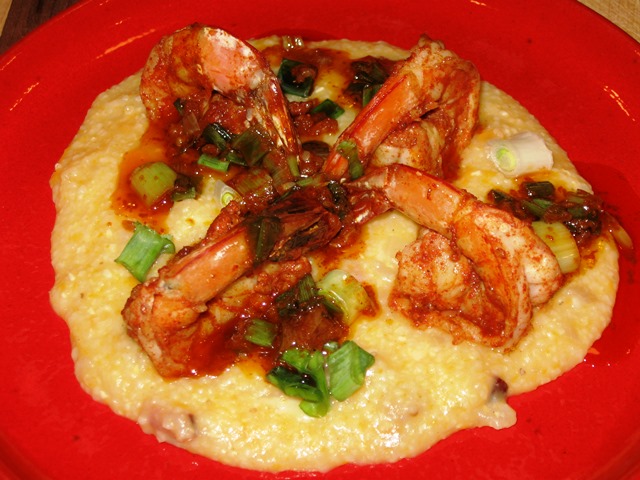Sweet Potato Grits with Shrimp – RV Cajun Cooking